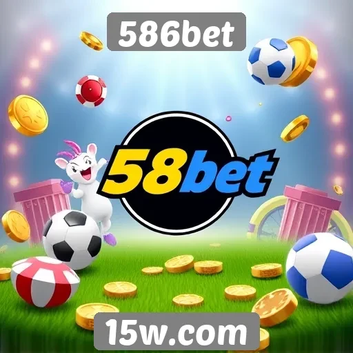 Variedade de jogos disponíveis na plataforma 586bet