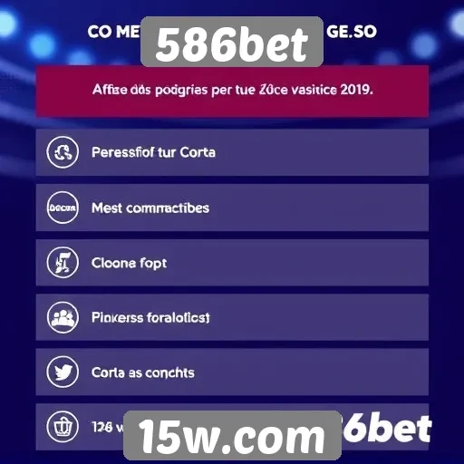 Métodos de pagamento aceitos pelo 586bet